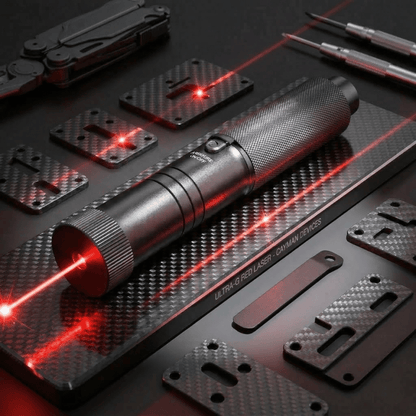 Krachtige Oplaadbare Laserpointer met Verstelbare Focus - Bereik 10.000 m