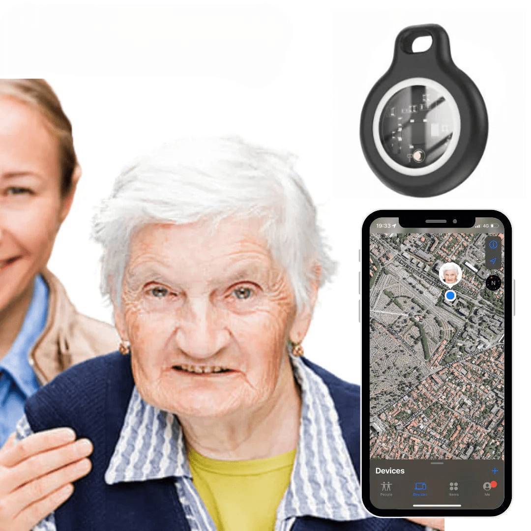 GPS Tracker per Anziani Impermeabile IP67 con Aggiornamenti in Tempo Reale