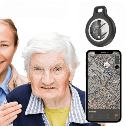 GPS Tracker per Anziani Impermeabile IP67 con Aggiornamenti in Tempo Reale