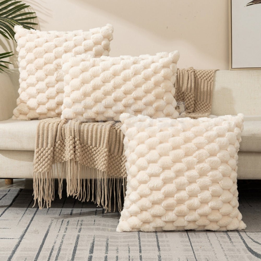 3D Texture Soft Cushion Cover — Decorative Sofa & Bed Pillow 2