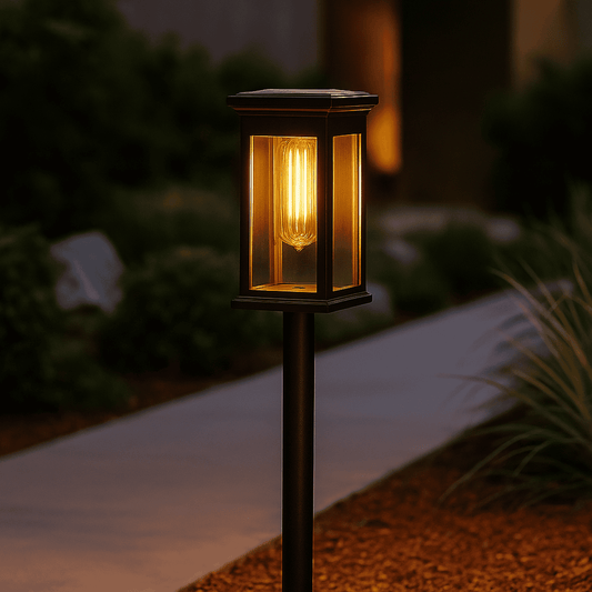 Lampade Solari da Giardino LED Bianco Caldo Esterno