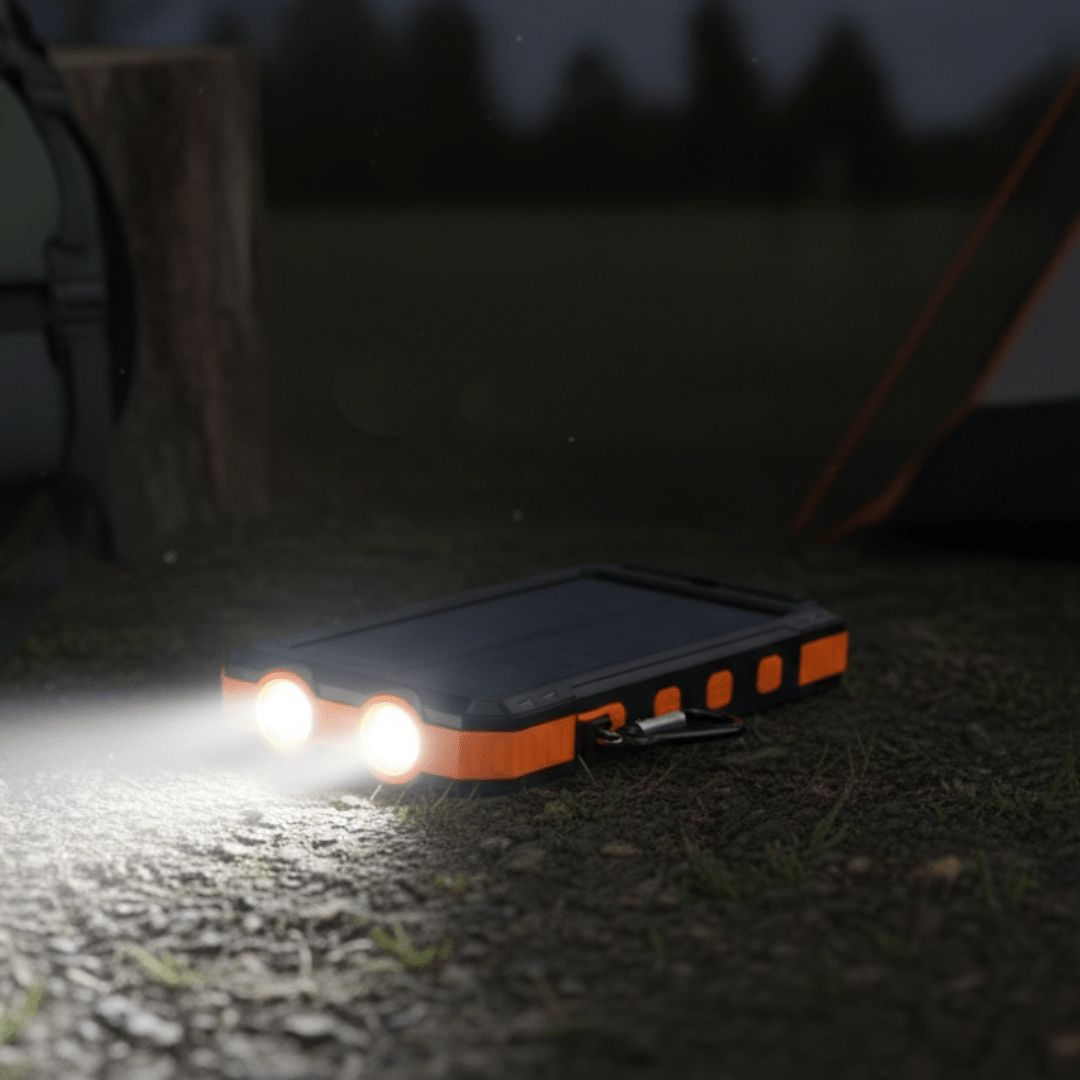 Norcharge Go Pack - Power Bank Solare 20000mAh con Torcia LED