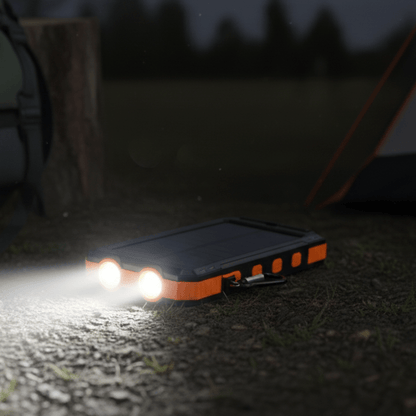 Norcharge Go Pack - Power Bank Solare 20000mAh con Torcia LED