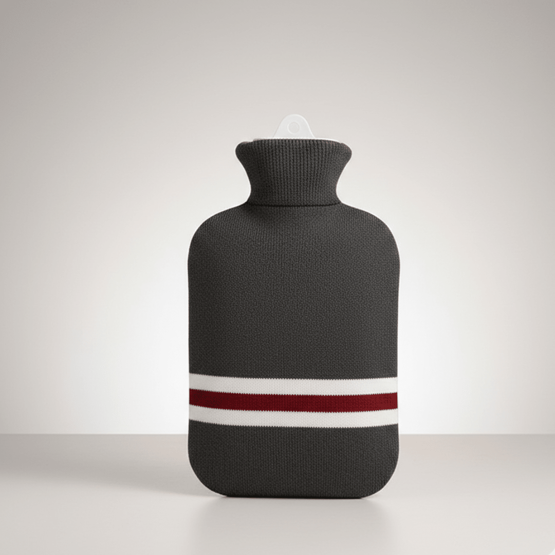 Borsa dell'Acqua Calda XL 2L con Fodera in Maglia — Calore Duraturo