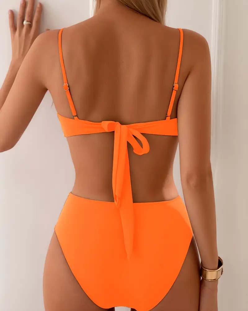 Bikini Set Donna Elegante Push-Up Modellante