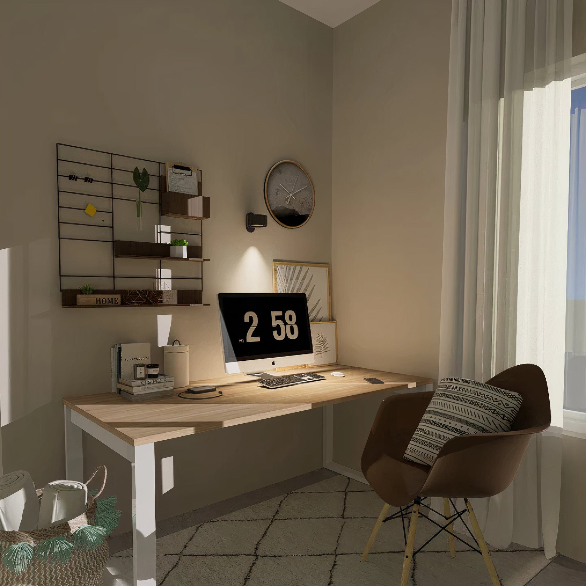 Wireless LED Wall Light Dimmable — 360° Rotatable Indoor Lamp 6