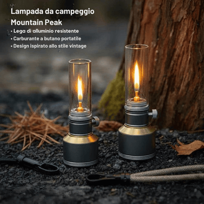 Campinglamp Mountain Peak - Warme en Draagbare Licht