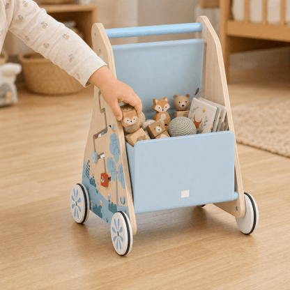 Wooden Baby Walker with Activity Panel — Ages 1–3 Years 4