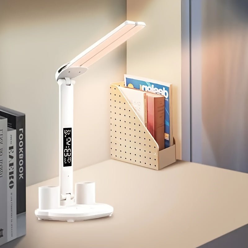 Adjustable LED Desk Lamp with Digital Display and USB Port 8