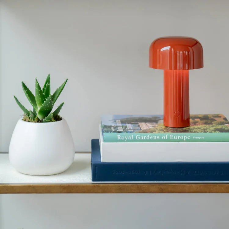 Mushroom Table Lamp LED Wireless — Dimmable USB-C Ambient Light 19