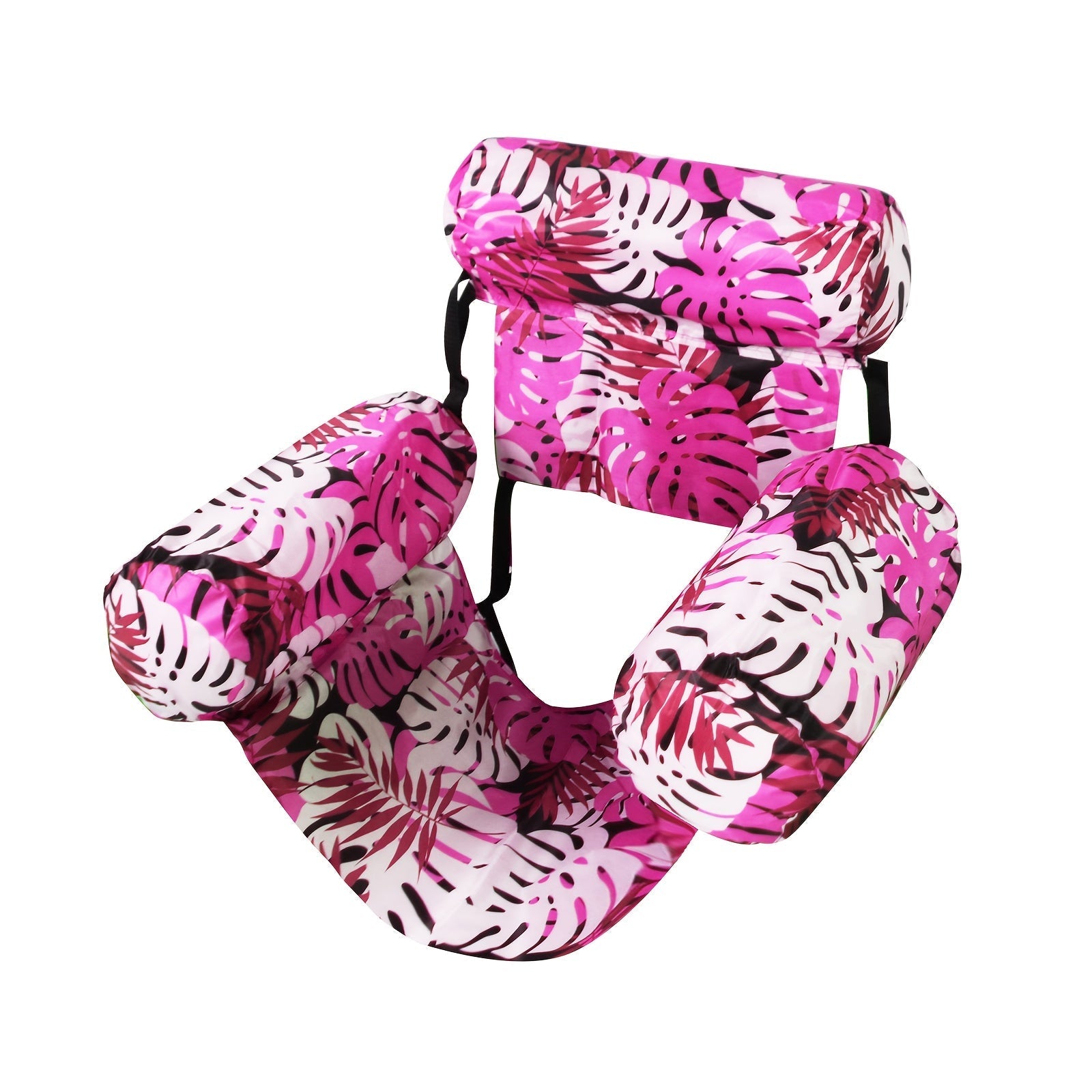 Inflatable Pool Lounge — Tropical Leaf Float for Adults 5