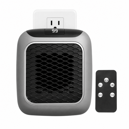 Wall-Mounted Mini Space Heater 800W — Remote Control LCD Display 1