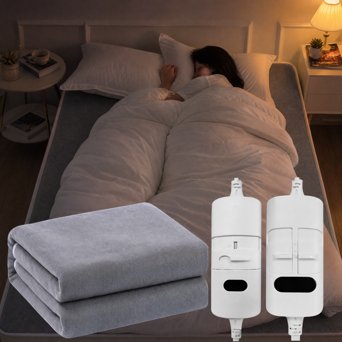 Electric Heated Underblanket 220V — High/Low Heat Settings 4
