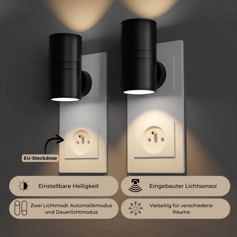 Aoralight Dimmable Night Light — Day/Night Sensor LED Plug-in Lamp 3