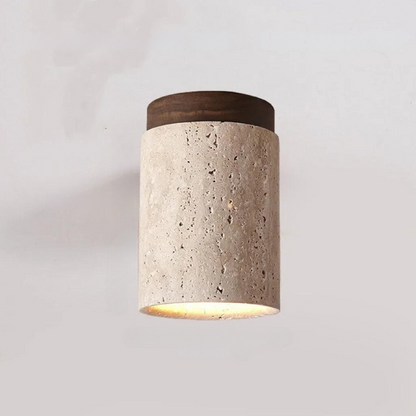 ÉclatPierre LED Recessed Wall Light in Natural Travertine 8