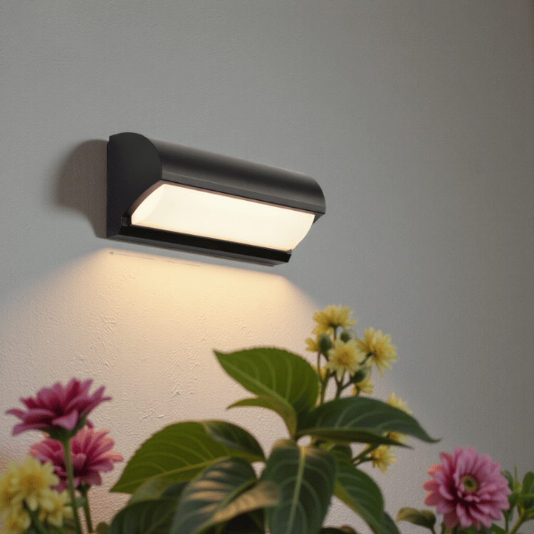 Zwarte LED Buitenwandlamp - Modern en Duurzaam Ontwerp