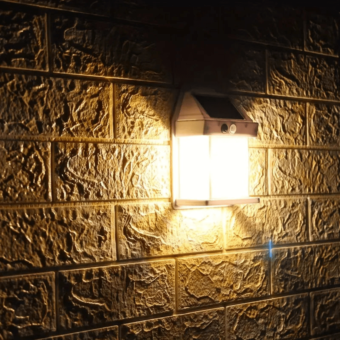 Solaréa Solar Outdoor Wall Lamp with Motion Sensor LED 6