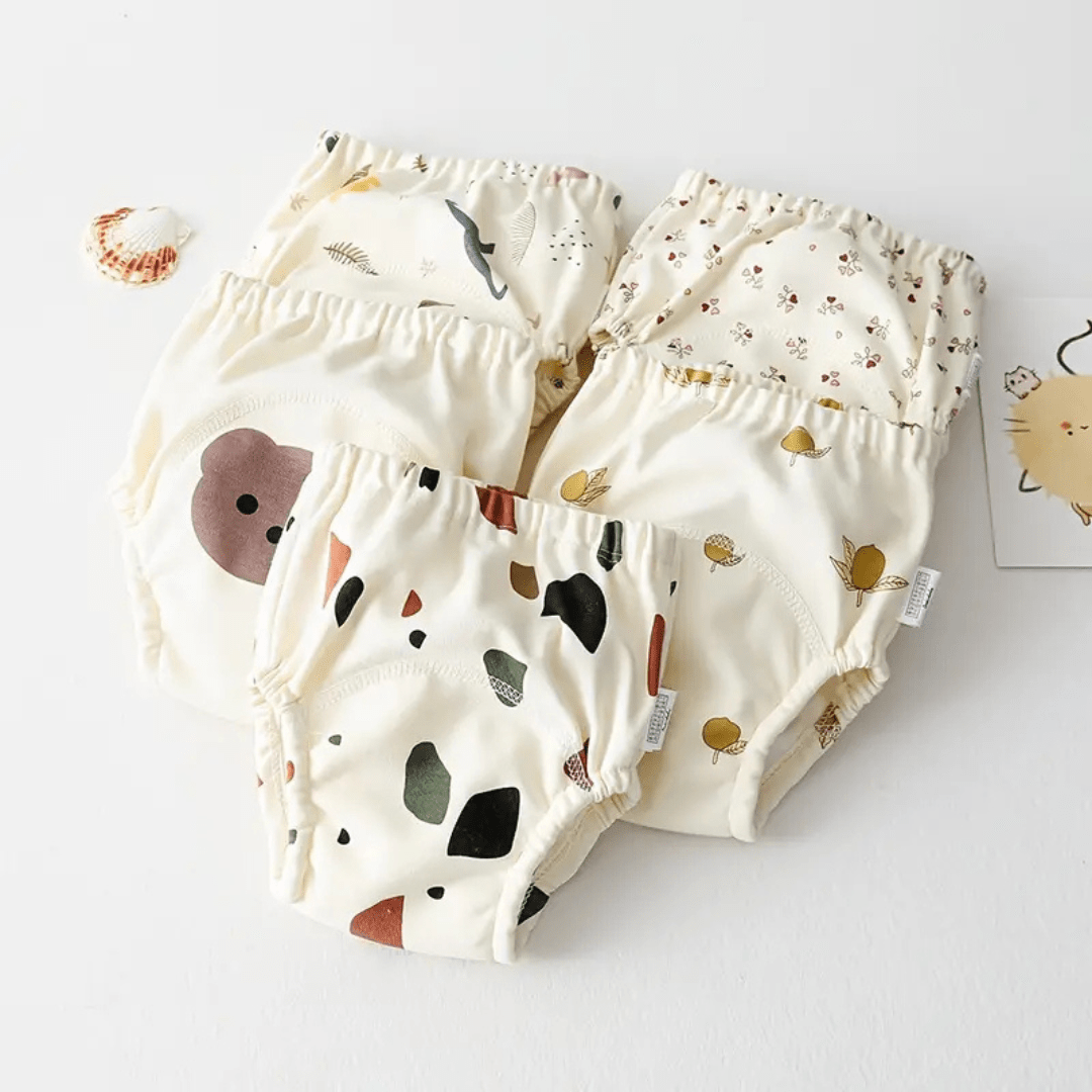 Pannolini Mutandina Riutilizzabili per Bambini – Set da 6