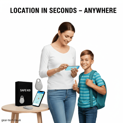 GPS Tracker per Bambini Localizzazione Tempo Reale SOS