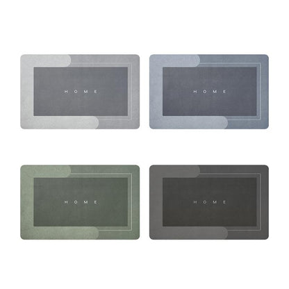 AquaComfort Quick-Dry Bath Mat — Super Absorbent Microfiber 12