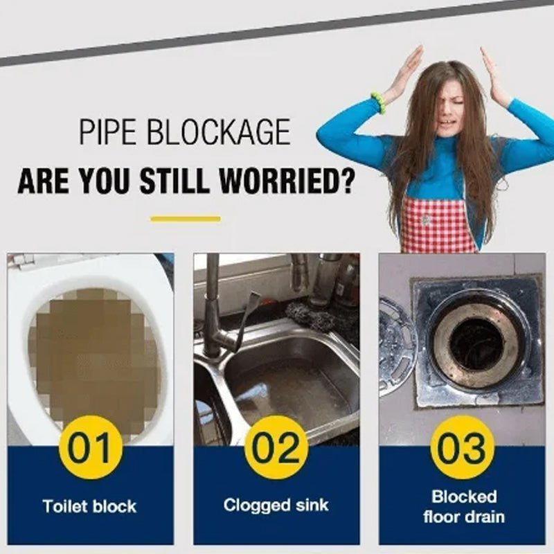 Detergente Polvere per Scarichi e Tubature Anti-Odore