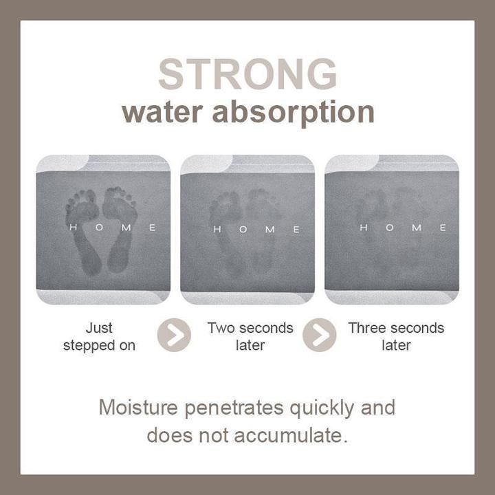 AquaComfort Quick-Dry Bath Mat — Super Absorbent Microfiber 3