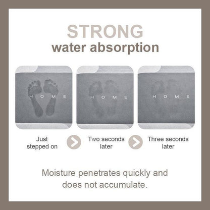 AquaComfort Quick-Dry Bath Mat — Super Absorbent Microfiber 3