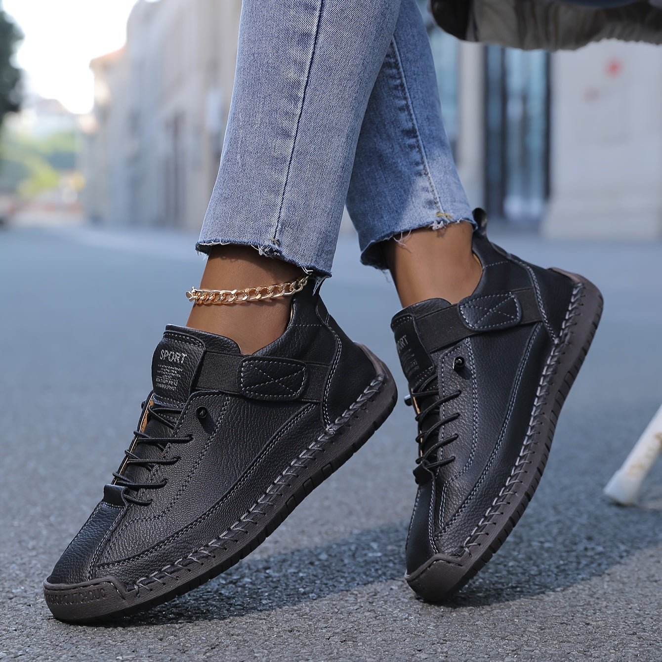 Sneakers Ortopediche Comfort+ con Velcro Regolabile