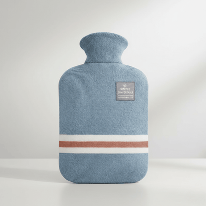Borsa dell'Acqua Calda XL 2L con Fodera in Maglia — Calore Duraturo