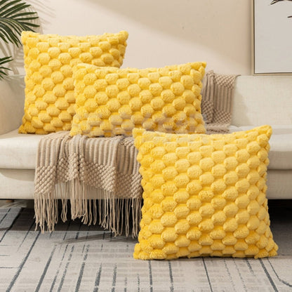 3D Texture Soft Cushion Cover — Decorative Sofa & Bed Pillow 3