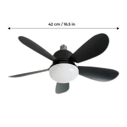 2-in-1 Ceiling Fan with Light — Instant Socket Installation 7