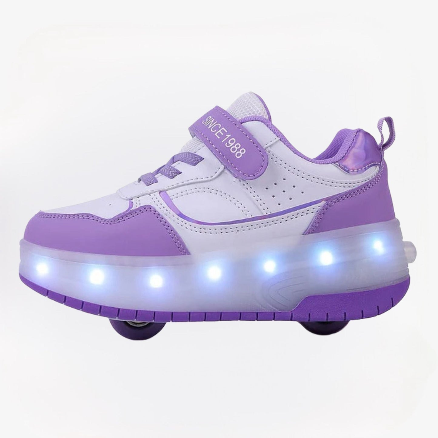 Sneakers LED con Rotelle Estraibili per Bambini