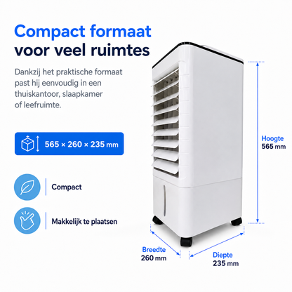Portable Windowless Air Cooler 3-in-1 — No Hose Home & Office 12