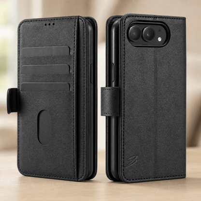 Fierre Shann Wallet Case Google Pixel 9 Pro Fold RFID 2-in-1 9
