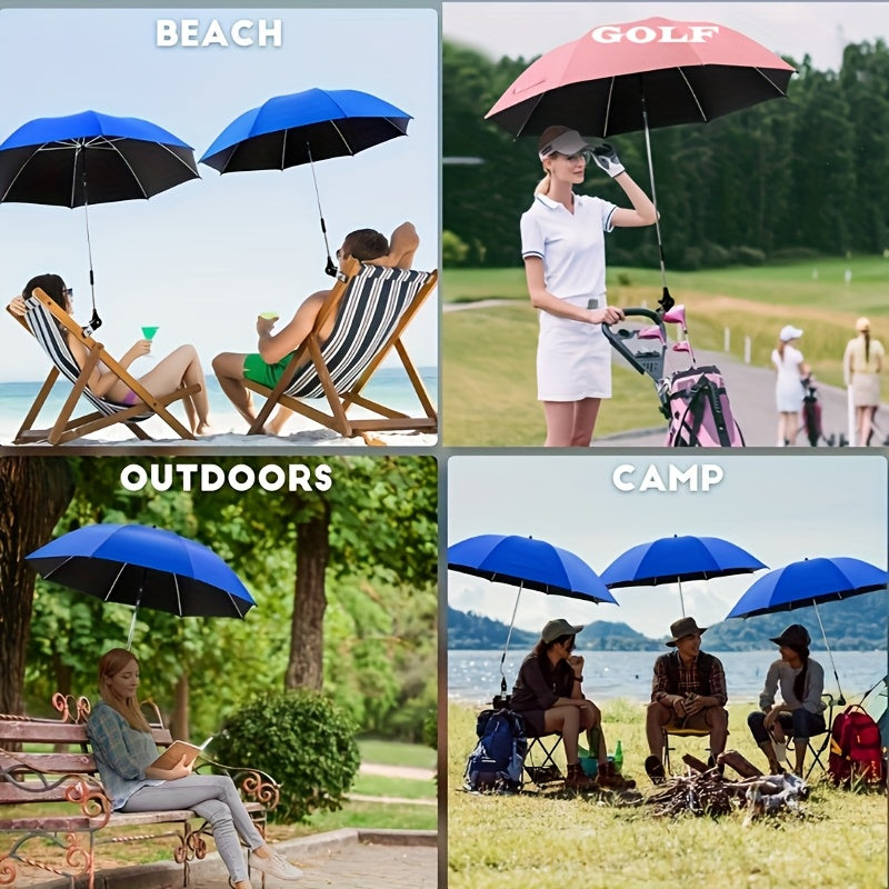 Adjustable Outdoor Sunshade Umbrella — 360° Clip-On Portable 5