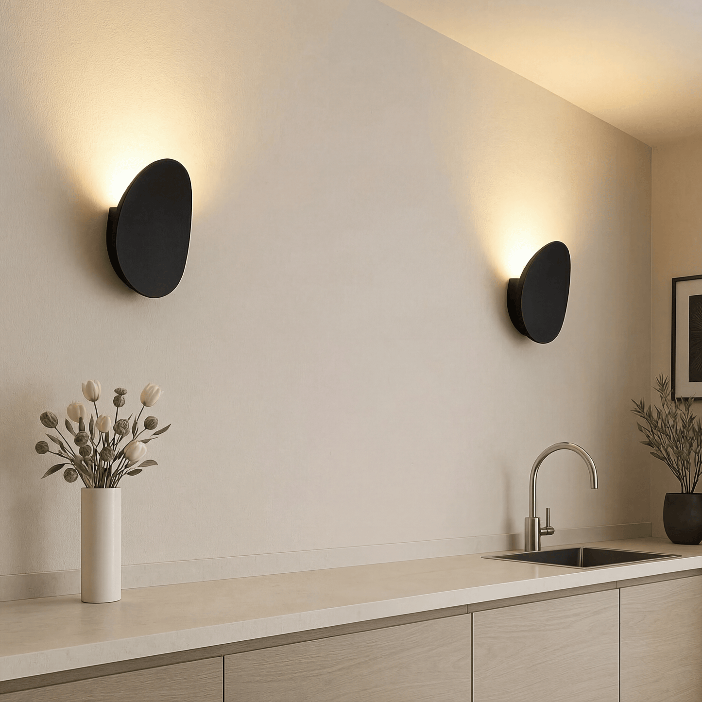 LED Wall Lamp Warm Indirect Light Minimalist — Set of 4 1