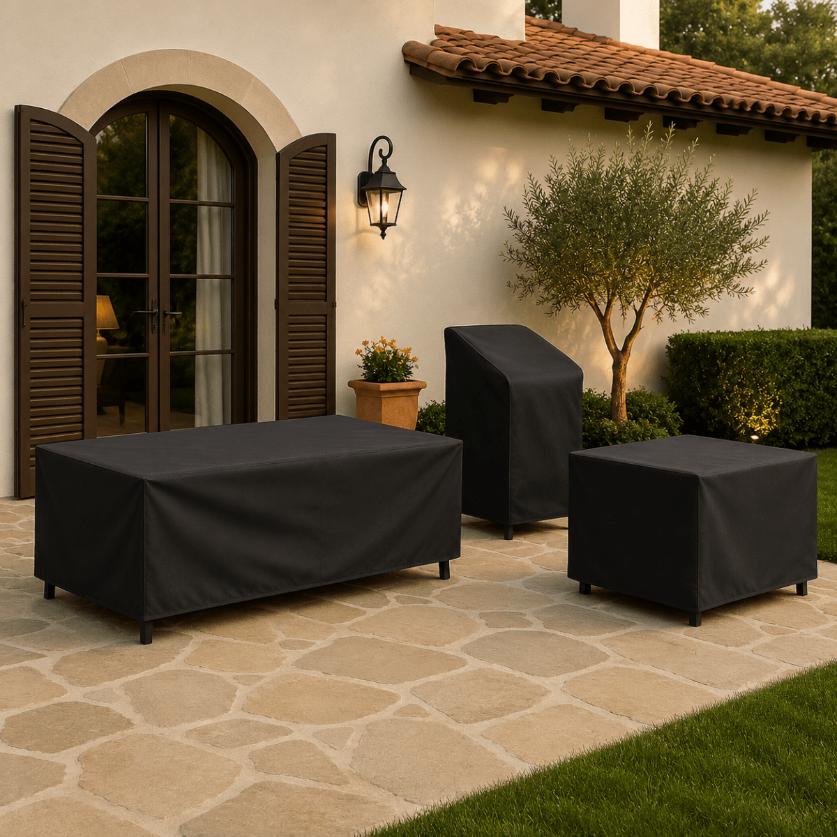 Outdoor Furniture Dust Cover — Waterproof Garden Patio Shield 1