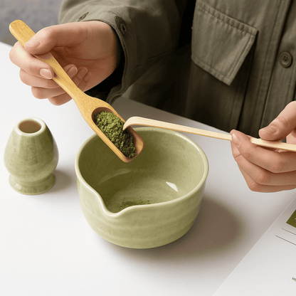 Set da Tè Matcha Tradizionale Giapponese 6 Pezzi