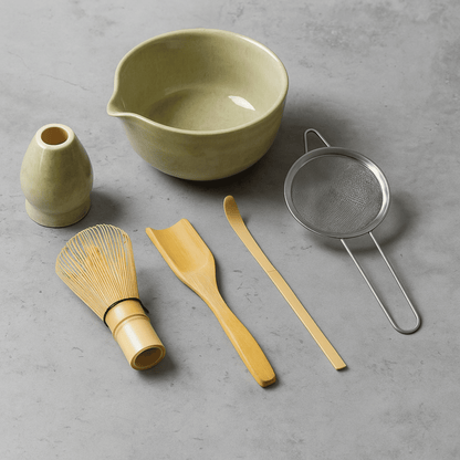 Set da Tè Matcha Tradizionale Giapponese 6 Pezzi