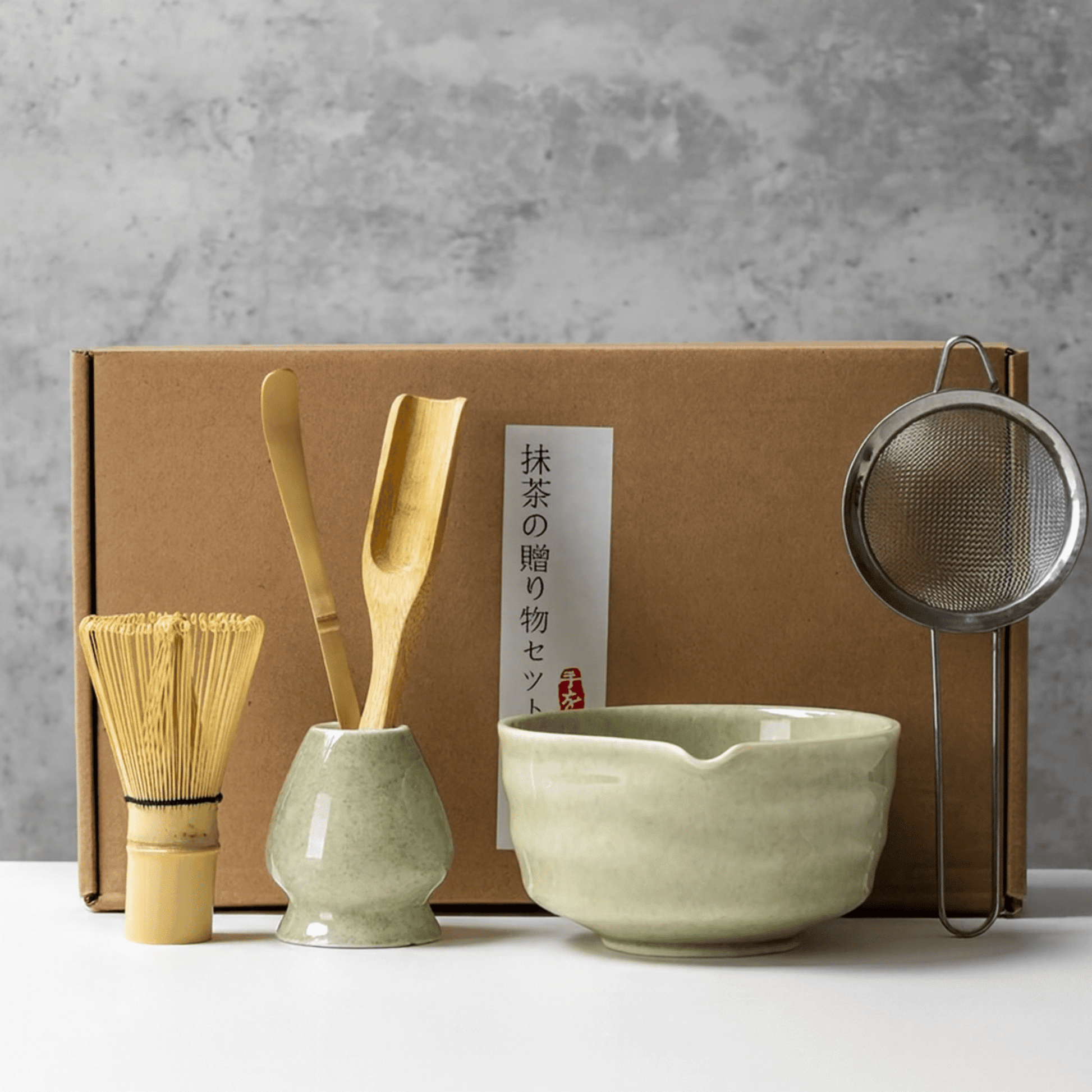 Set da Tè Matcha Tradizionale Giapponese 6 Pezzi