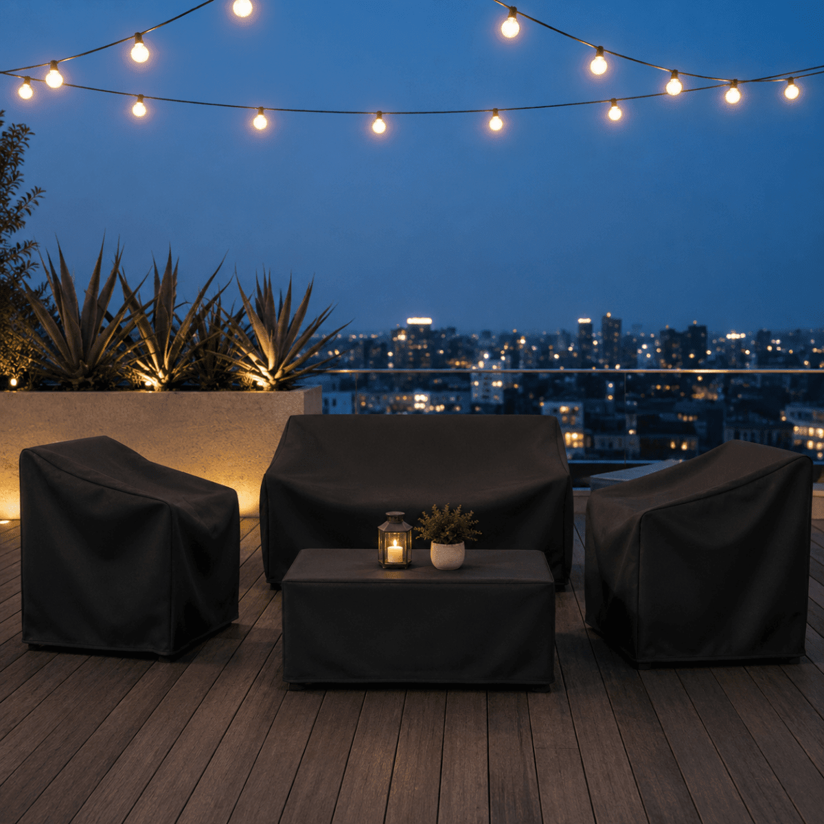Outdoor Furniture Dust Cover — Waterproof Garden Patio Shield 2