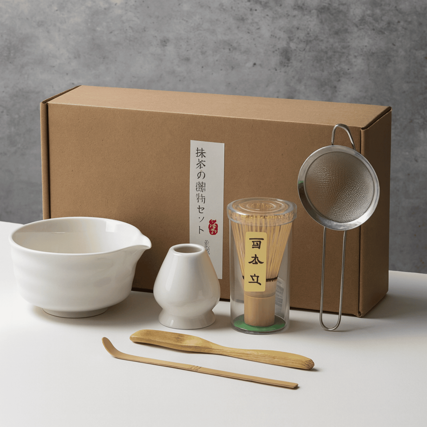 Set da Tè Matcha Tradizionale Giapponese 6 Pezzi