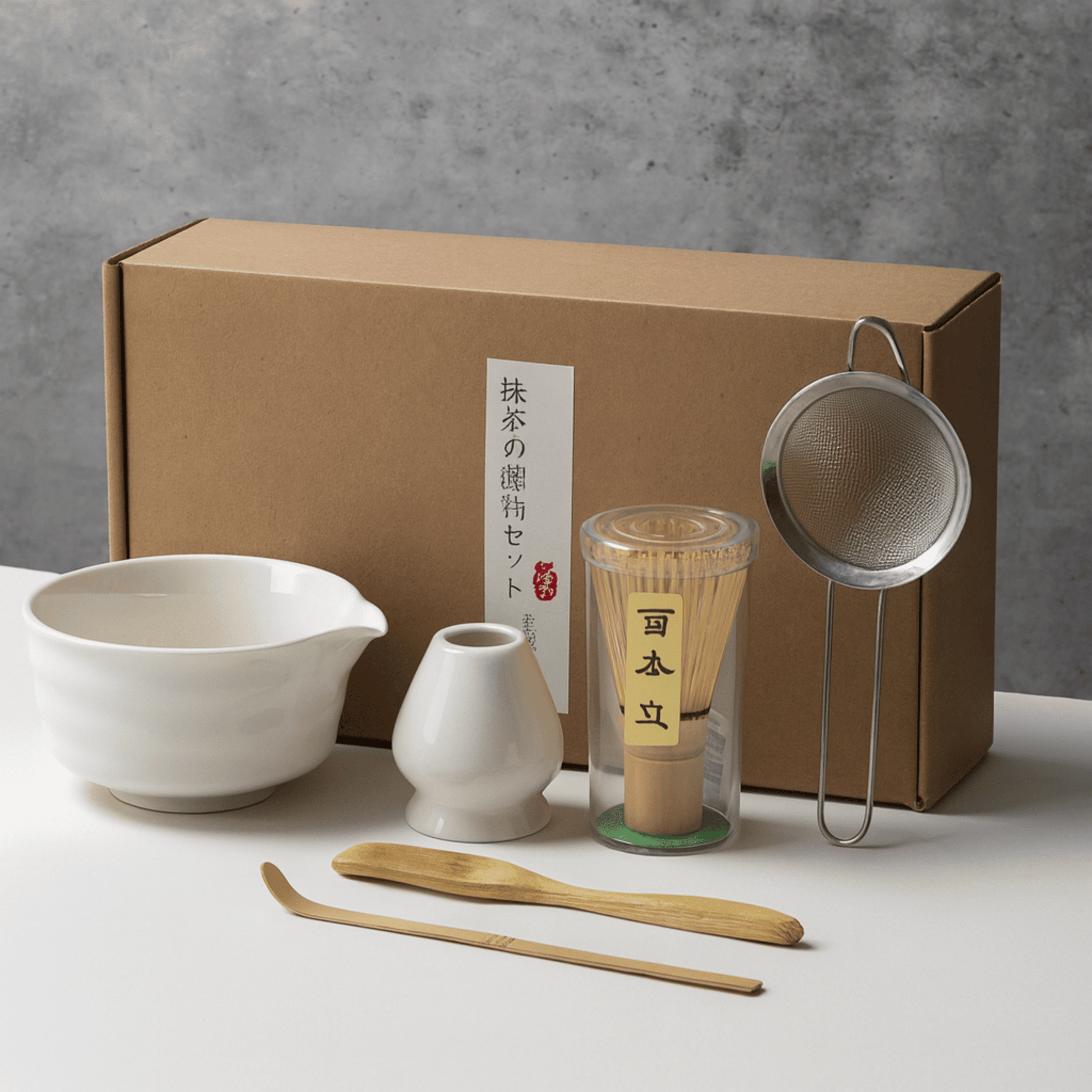 Set da Tè Matcha Tradizionale Giapponese 6 Pezzi
