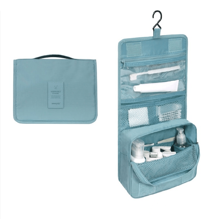 Waterproof Travel Cosmetic Bag with Hook — Beauty Organizer 11