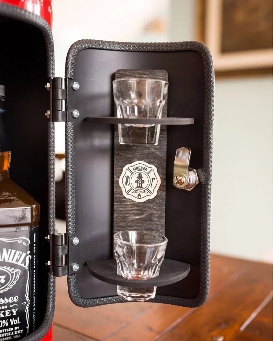 Hidden Bar Fire Extinguisher Design — Secret Bottle Holder 5