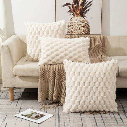 3D Texture Soft Cushion Cover — Decorative Sofa & Bed Pillow 4