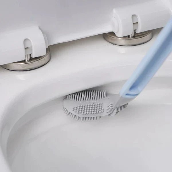 HygieneSwipe Flexible Toilet Brush — Flat Head & Wall Holder 8