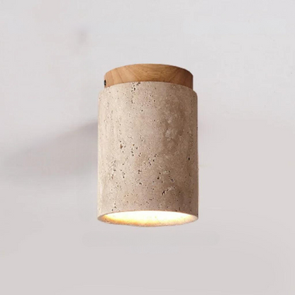 ÉclatPierre LED Recessed Wall Light in Natural Travertine 9