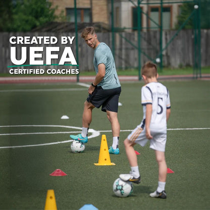 Football Pro Tappetino Allenamento Calcio con Programma Video