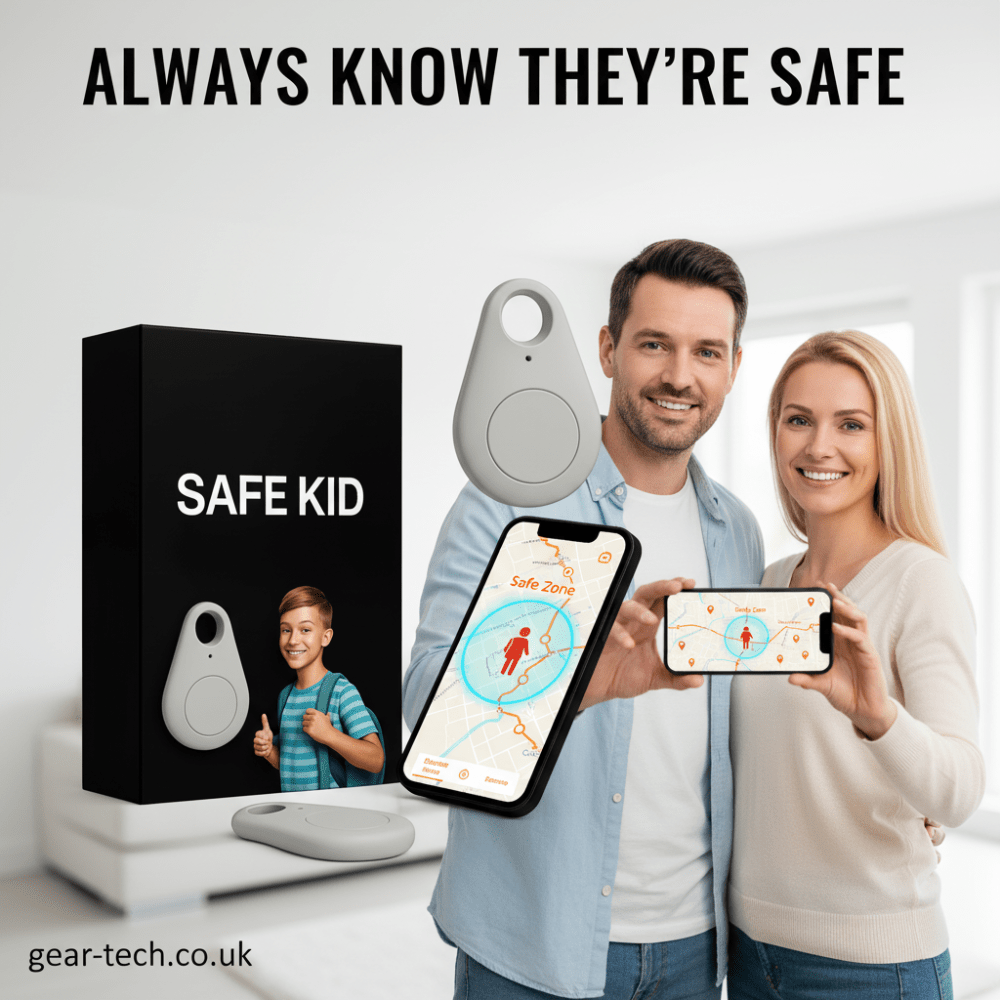 GPS Tracker per Bambini Localizzazione Tempo Reale SOS
